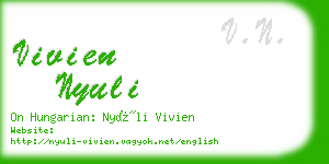 vivien nyuli business card